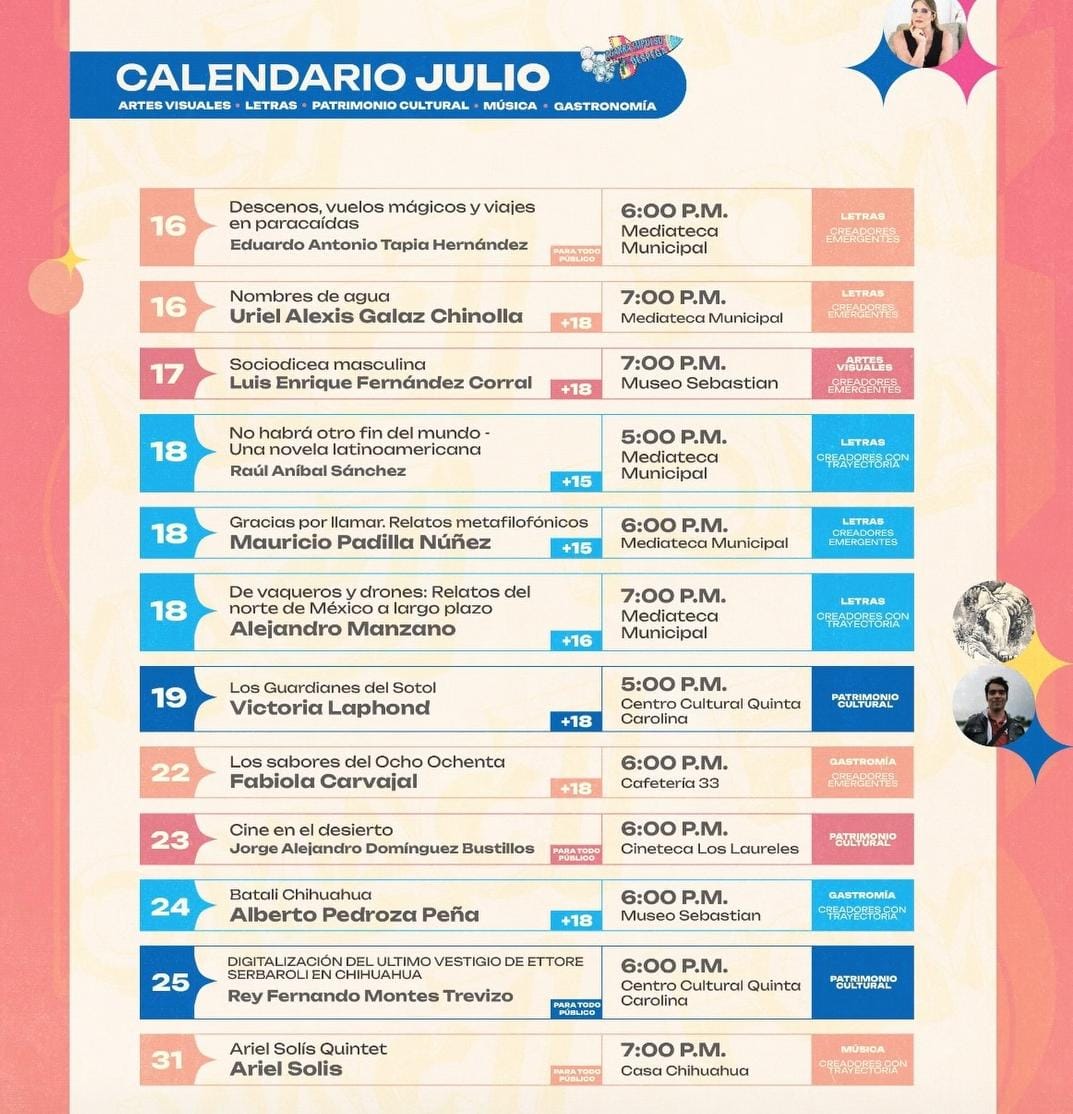 ¡Acompáñanos este viernes 18 de julio en la Mediateca!