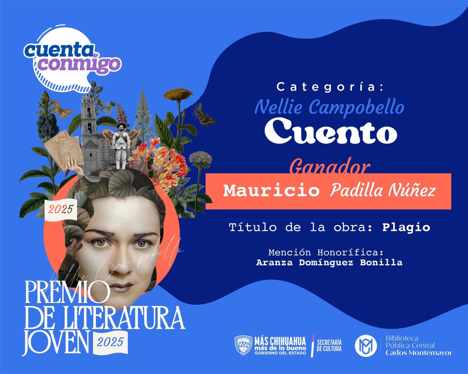 Mauricio Padilla obtiene el Premio de Literatura Joven 2025